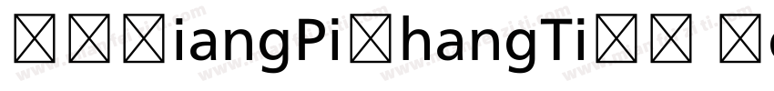 FZXiangPiZhangTiJF Heavy字体转换